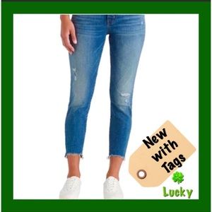 NWT Lucky Ava Mid Rise Super Skinny Jeans, 4/27